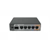 MikroTik RB760iGS hEX S vadu rūteris, 5x Gigabit RJ45, 1x SFP, 1x USB 2.0, PoE izeja, melns