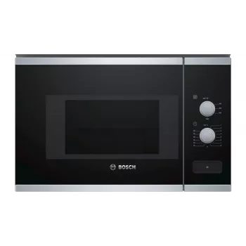 Bosch BFL520MS0 kombinētā mikroviļņu krāsns melna, nerūsējošais tērauds, iebūvējama 20 L 800 W