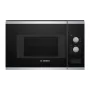 Bosch BFL520MS0 kombinētā mikroviļņu krāsns melna, nerūsējošais tērauds, iebūvējama 20 L 800 W