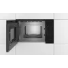 Iebūvējamais solo mikroviļņu krāsns Bosch Serie 4 BFL520MB0 — 800 W, 20 L, rotācijas vadība, melna