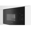 Iebūvējamais solo mikroviļņu krāsns Bosch Serie 4 BFL520MB0 — 800 W, 20 L, rotācijas vadība, melna