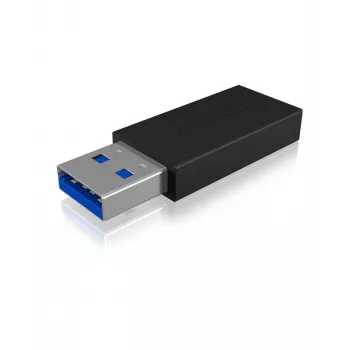 ICY BOX IB-CB015 USB Type-C 3.1 (Gen 2) uz USB Type-A 3.1 (Gen 2) adapteris, melns