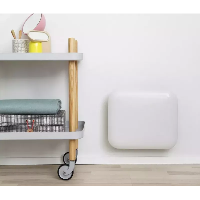 Mill alumīnija paneļu konvekcijas sildītājs IB250, 250 W, piemērots telpām līdz 5 m², balts