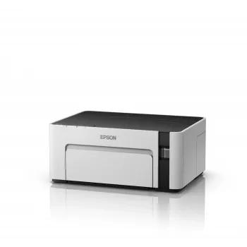 Tintes printeris Epson EcoTank ET‑M1100 — melnbalts, A4, 32 lpp/min, 1440×720 dpi, iebūvēta tintes tvertne, USB 2.0, pelēks/melns