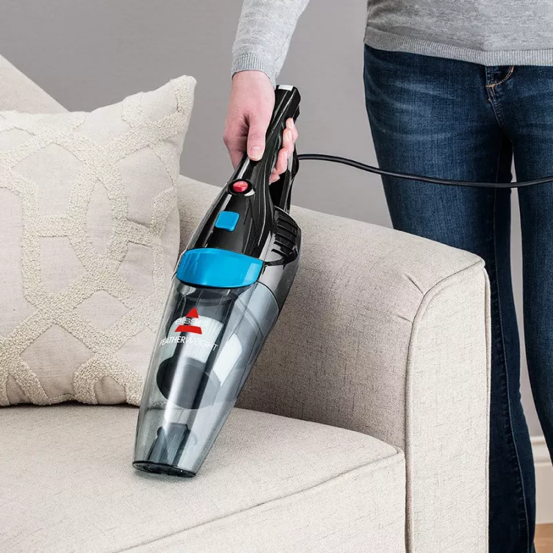 Bissell Featherweight Pro Eco putekļsūcējs Stick AC Bezkrāsas 0.5 L 450 W Zils, Titāns