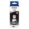 Pudele ar tinti Epson XL 110 EcoTank Melna — lieljaudas melna tinte, līdz 7 500 lapām