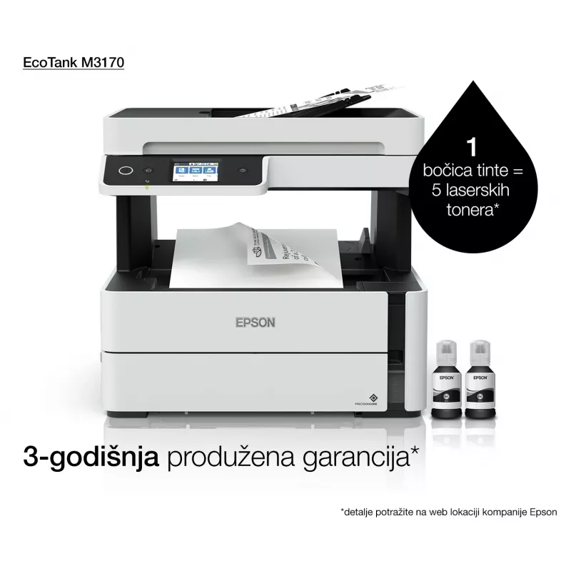Daudzfunkciju printeris Epson EcoTank ET-M3170 tintes melnbalts
