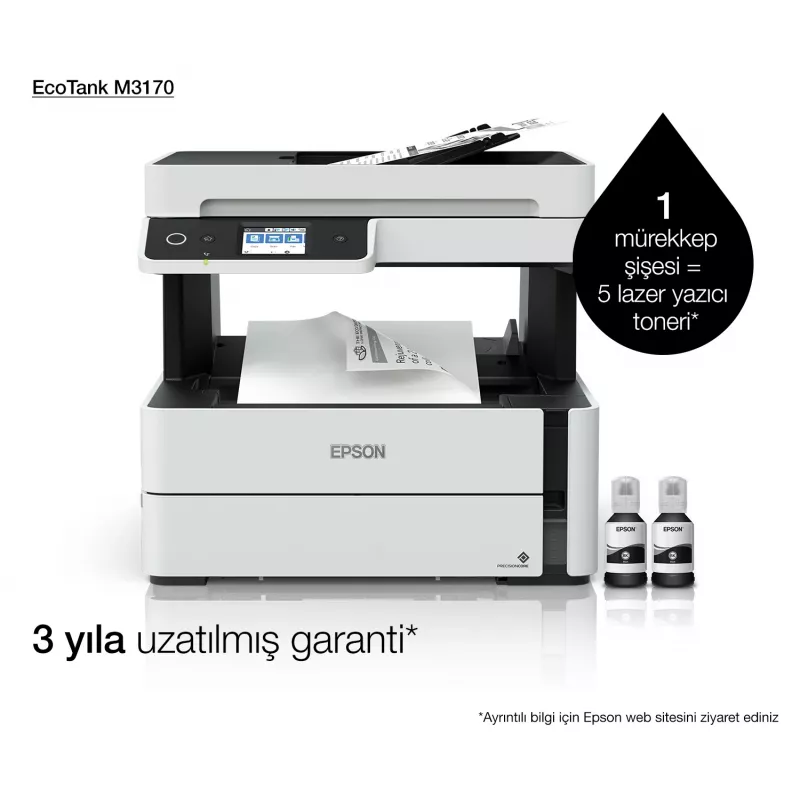 Daudzfunkciju printeris Epson EcoTank ET-M3170 tintes melnbalts