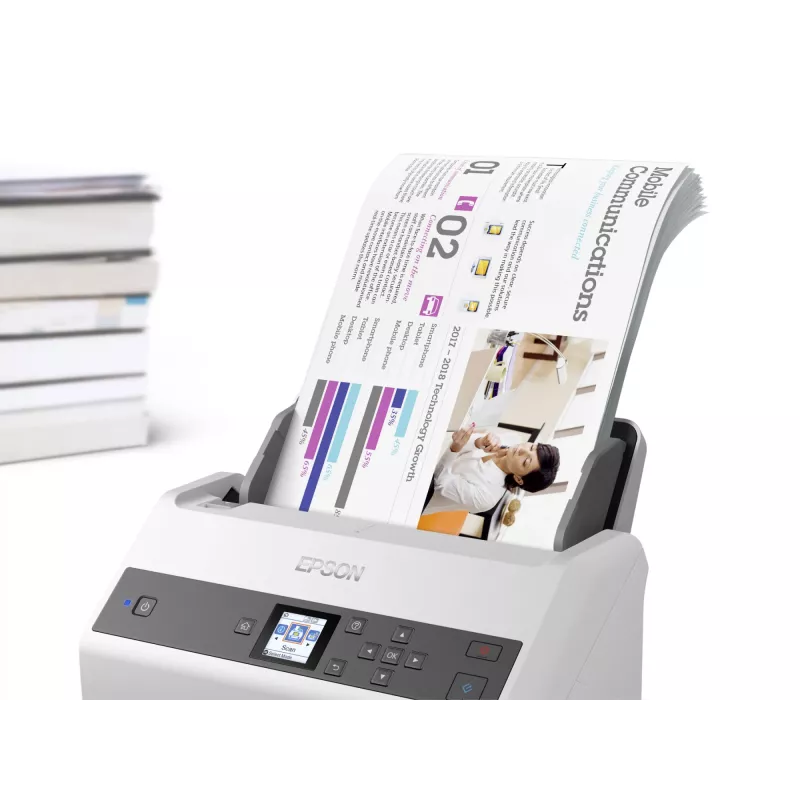 Epson WorkForce DS-970 loksnes skeneris 600 x 600 DPI A4 pelēks, balts