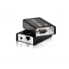 ATEN MINI USB VGA KVM pagarinātājs (100m), raidītājs un uztvērējs, vadu, 100 m, Cat5, 1920 x 1200 pikseļi, melns