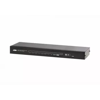 ATEN 8-Portu HDMI CAT5e/6 Sadalītājs, HDMI, HDMI, 1920 x 1080 pikseļi, Melns, Metāls, Full HD