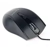GEMBIRD USB optiskā pele labai rokai MUS-4B-02 — 1200 DPI, 4 pogas, vadu, melna