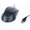GEMBIRD USB optiskā pele labai rokai MUS-4B-02 — 1200 DPI, 4 pogas, vadu, melna