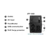 FSP iFP 1000 nepārtrauktās barošanas avots (UPS) Line-Interactive 1 kVA 600 W 2 kontaktligzdas