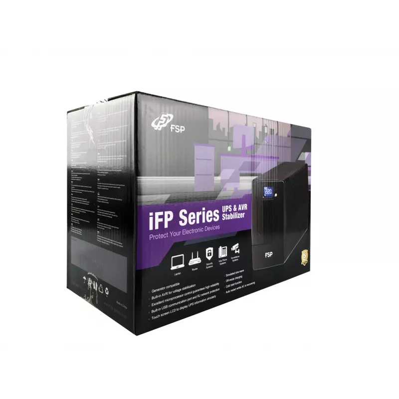 FSP iFP 2000 nepārtrauktās barošanas avots (UPS) Line-Interactive 2 kVA 1200 W 2 ligzdas