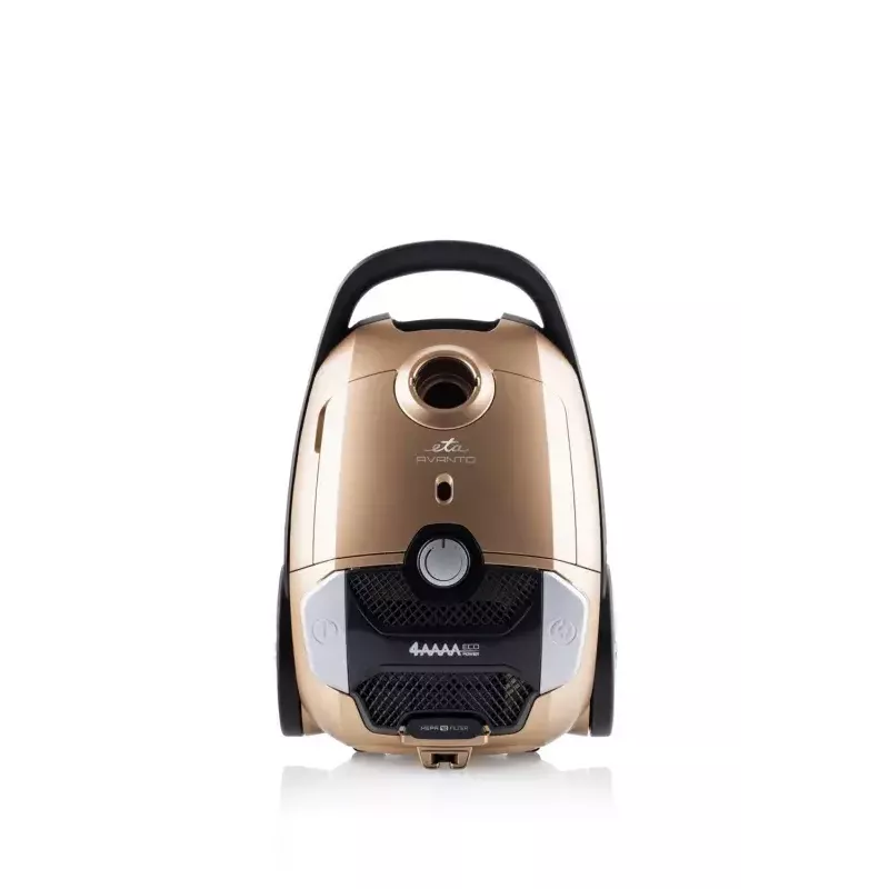 ETA Avanto ETA351990000 putekļu sūcējs ar maisu, 800 W, 3 l putekļu maiss, HEPA H12, 68 dB, zelta krāsā