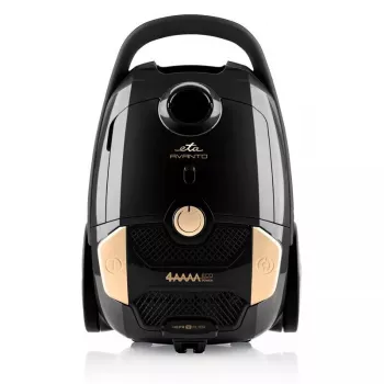 Putekļsūcējs cilindrisks ETA Avanto 3 L — 800 W, 3 L putekļu maiss, HEPA filtrācija, sausā tīrīšana, mīkstās mēbeles/cietās grīdas/paklāji, melns/ bēšs