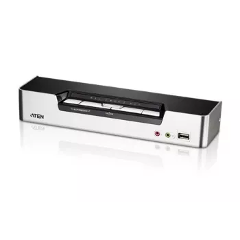 ATEN CS1794 4 portu USB HDMI KVM slēdzis ar audio un USB 2.0 centrmezglu (ar KVM kabeļiem)