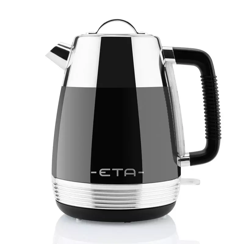 Elektriskā tējkanna ETA Storio 9186 90020 — 1,7 L, 2150 W, melns nerūsējošais tērauds