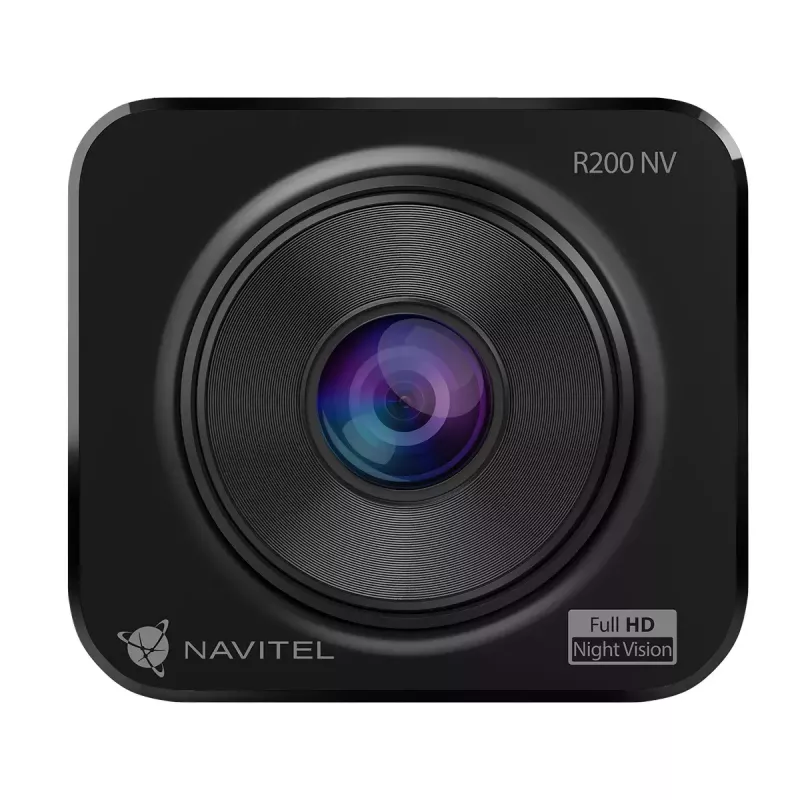 Auto reģistrators Navitel R200 NV — Full HD 1920×1080, 140° skata leņķis, 2 collu ekrāns, MicroSD līdz 64 GB