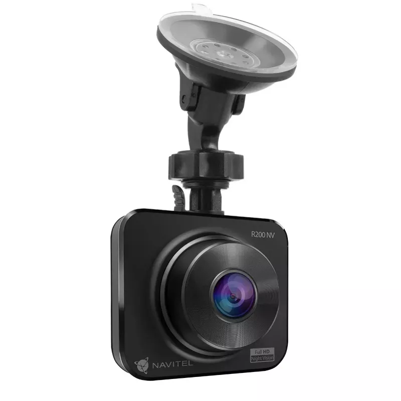 Auto reģistrators Navitel R200 NV — Full HD 1920×1080, 140° skata leņķis, 2 collu ekrāns, MicroSD līdz 64 GB