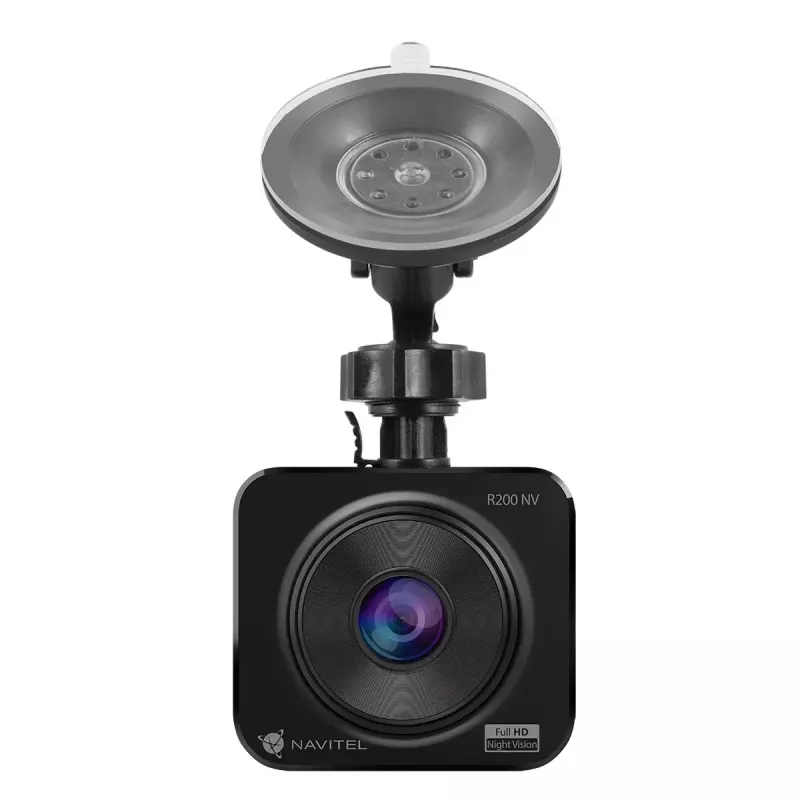 Auto reģistrators Navitel R200 NV — Full HD 1920×1080, 140° skata leņķis, 2 collu ekrāns, MicroSD līdz 64 GB