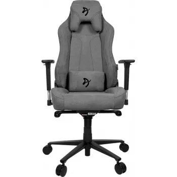 AROZZI Vernazza Soft Fabric - Ash (Pelēks) – Auduma spēļu krēsls