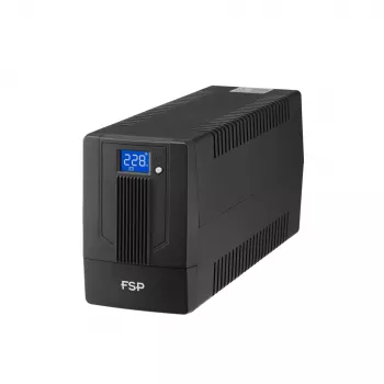 FSP iFP 600 PPF3602700 līnijinteraktīvs UPS, 600 VA, 360 W, 2 Schuko ligzdas, LCD, USB