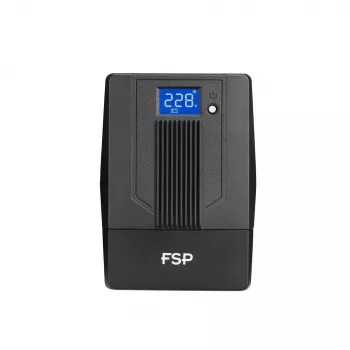 FSP iFP 600 PPF3602700 līnijinteraktīvs UPS, 600 VA, 360 W, 2 Schuko ligzdas, LCD, USB