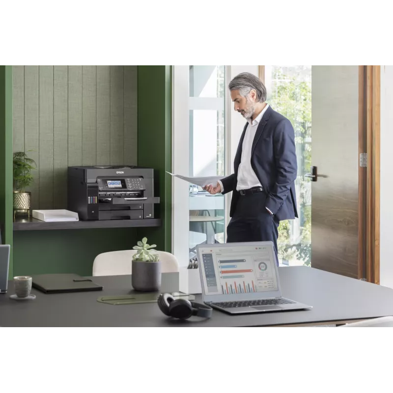 Daudzfunkciju ierīce Epson EcoTank L15160 tintas krāsu, A3+, 32 lpp/min, 4800x1200 DPI, Wi‑Fi, Ethernet
