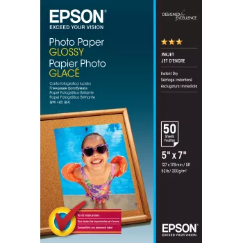 Foto papīrs Glancētais Epson C13S042545 13x18cm 50 loksnes