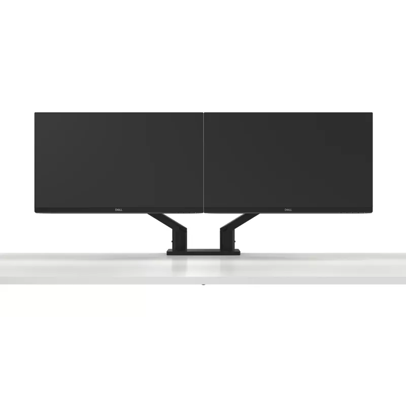 DELL Divu Monitoru Pamatne – MDA20, 10 kg, 48,3 cm (19 colli), 68,6 cm (27 colli), Augstuma regulēšana, Melna