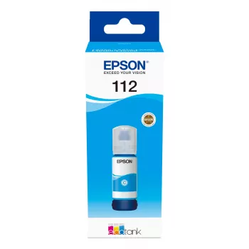 Epson 112 EcoTank Pigment Cyan Tinte Pudele