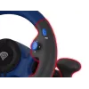 GENESIS Seaborg 350 Black, Blue USB stūre + pedāļi Nintendo Switch, PC, PlayStation 4, PlayStation 3, Xbox 360, Xbox One, Xbox Series S, Xbox Series X