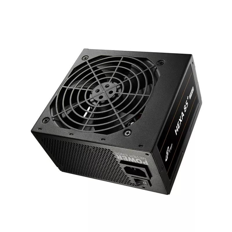 FSP HEXA 85+ PRO 550W barošanas bloks ATX ATX2.5 Melns, 550 W, 100 - 240 V, 50 - 60 Hz, 7.5 - 3 A, aktīvs, 100 W