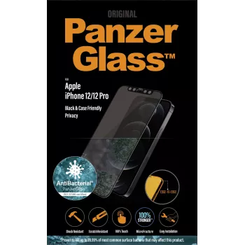 PanzerGlass Privacy Screen Protector iPhone 12 | 12 Pro | Edge-to-Edge
