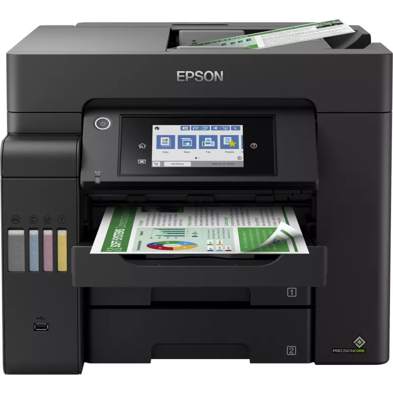 Daudzfunkciju ierīce Epson EcoTank L6550 tintes krāsu drukāšana, 4800x2400 DPI, A4, Wi‑Fi, Ethernet