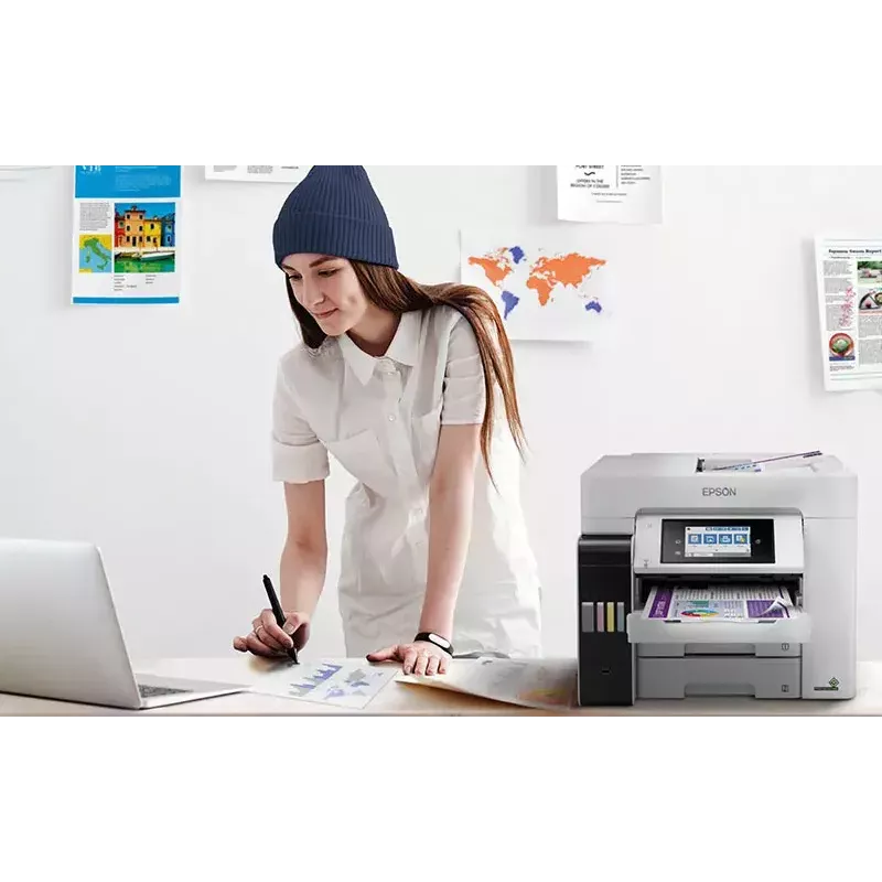 Daudzfunkciju printeris Epson EcoTank L6580 — tintes krāsu, 4800 x 22400 dpi, 32 ppm, duplekss, Wi‑Fi, A4