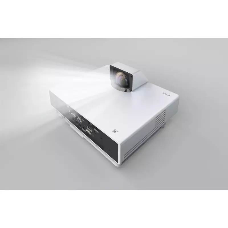 Epson EB-800F 3LCD lāzerprojektors ar īpaši īsa attāluma objektīvu, Full HD 1080p, 5000 lm, 16:9, balts