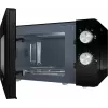 Solo mikroviļņu krāsns Gorenje MO20E1B — 20 L, 800 W, 5 jaudas līmeņi, 270 mm pagrieziena galds, melna