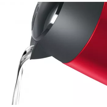 Bosch TWK3P424 elektriskā tējkanna 1.7 L 2400 W Pelēka, Sarkana