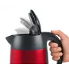 Bosch TWK3P424 elektriskā tējkanna 1.7 L 2400 W Pelēka, Sarkana