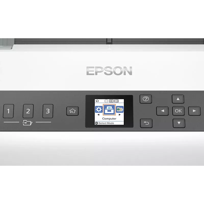 Epson DS-730N loksnes skeneris 600 x 600 DPI A4 melns, pelēks