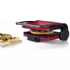 Kontaktgrils Bosch TCG4104 — 2000 W, taisnstūrveida, regulējams termostats, gatavošanas virsma 328×238 mm, sarkans