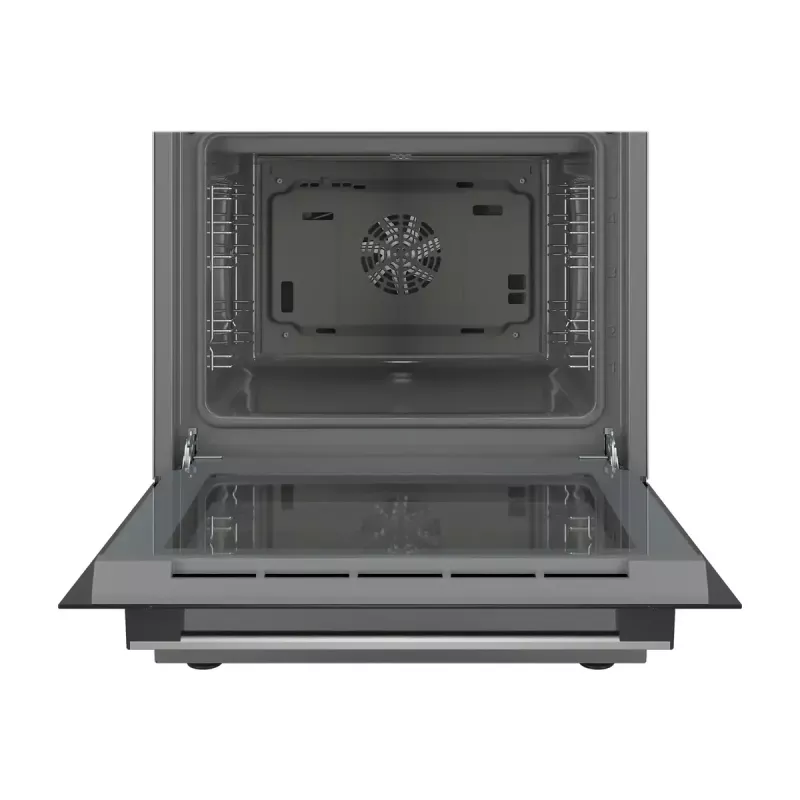 Brīvi stāvoša elektriskā plīts Bosch Serie 4 HKR39A250U, keramikas virsma 4 zonas, cepeškrāsns 66 L, nerūsējošais tērauds, 600 mm