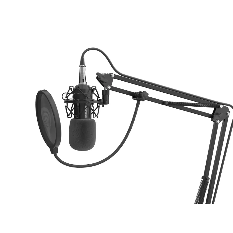 GENESIS Radium 300 XLR Black studijas mikrofons