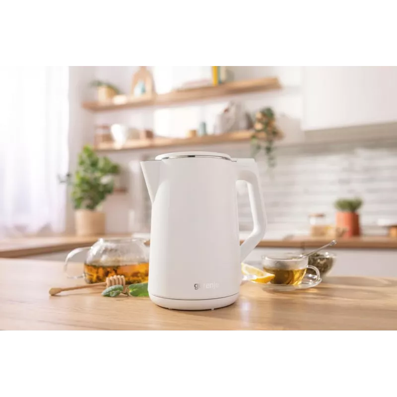 Gorenje 737894 elektriskā tējkanna 1.5 L 2200 W Balta