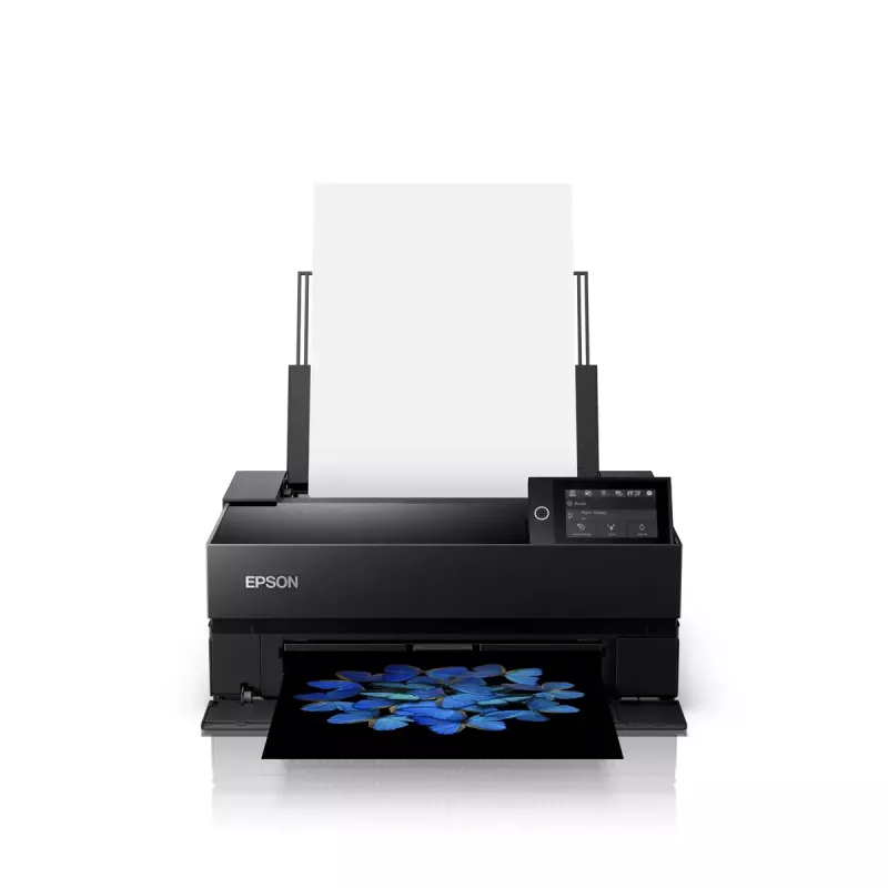 Epson SureColor SC-P700 C11CH38402 tintes foto printeris, A3+, 5760 x 1440 dpi, Wi-Fi, Ethernet, USB 3.0, CD/DVD druka, melns