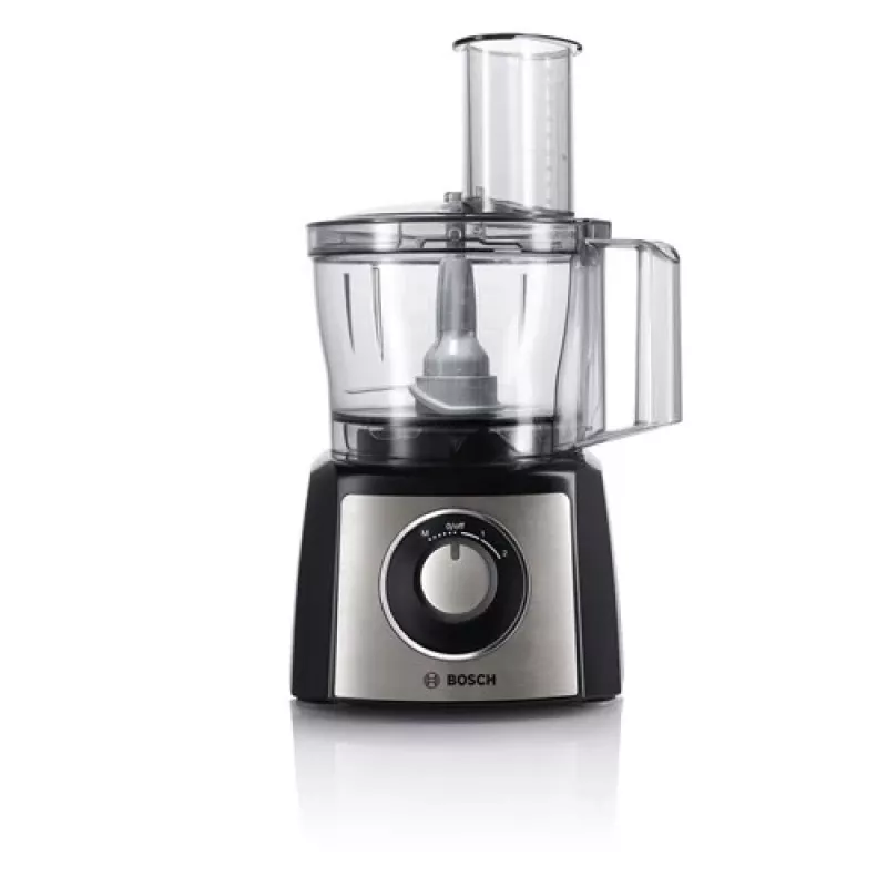 Virtuves kombains Bosch MCM3401M, 800 W, 2,3 L, melns/nerūsējošs tērauds