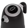 Adler AD 1295b elektriskā tējkanna, 1,7 l, 2200 W, melna